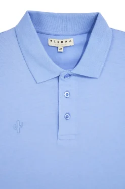 Uomo PITTARELLO TIERRA Poo azzurra aniche corte coetto bottoni PT--T-9080