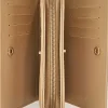 LANCETTI Portafoglio beige con cuori DUFFLE