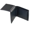 COVERI Portafoglio Blu Navy in Pelle con Logo Enrico EC26S-762-44