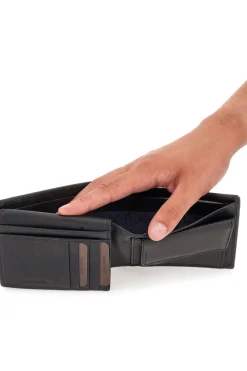 LANCETTI PORTAFOGLIO NERO FRADES