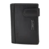 LANCETTI Portafoglio Verticale Nero in Pelle con Protezione RFID LL26S-766-82