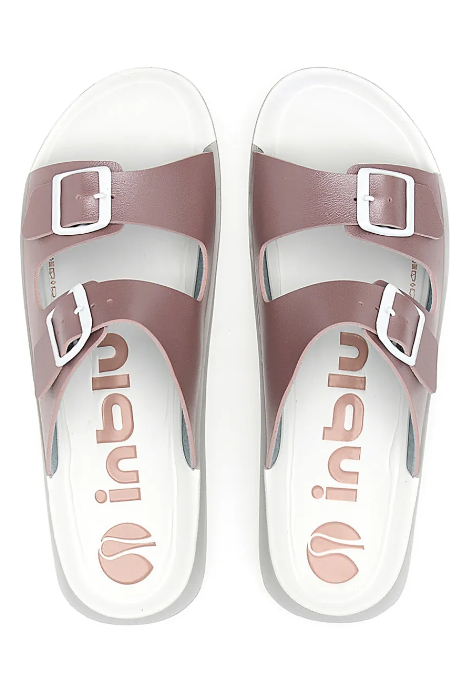 INBLU Rosa Komfort-Hausschuhe für Damen 12 AG ROSE Discount
