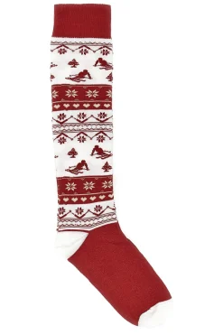 CRAZY SOCKS Rote und weiße Weihnachtssocken 014