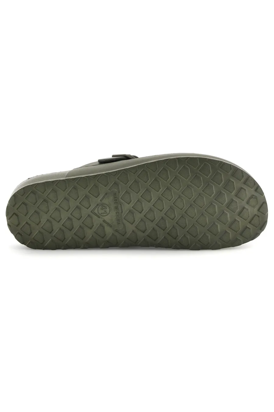 Uomo 2T2L Sabot verde con fibbia 2526