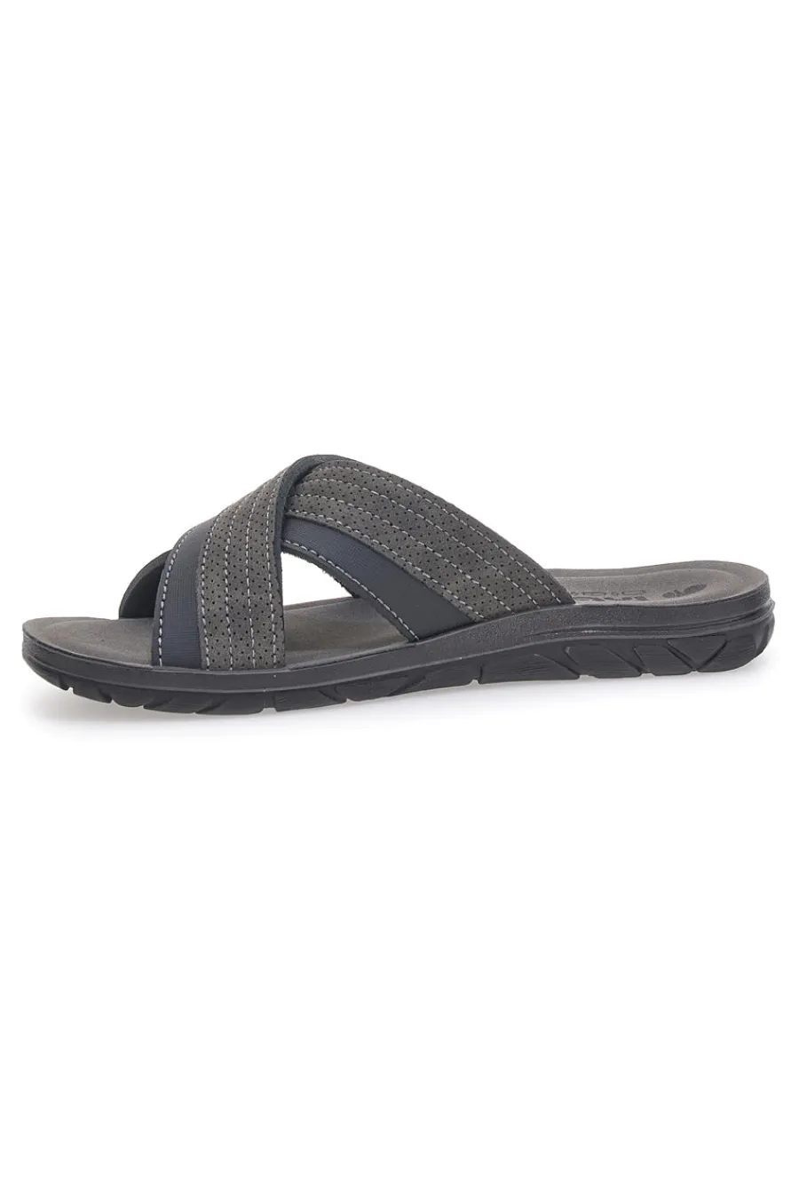 Uomo INBLU Sandali con fasce incrociate e sottopiede comfort 03 VT