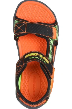 SKECHERS Sandali Arancioni da Bimbi Creature-Splash