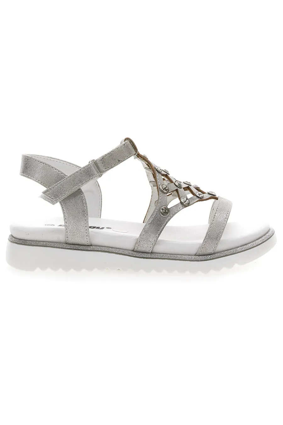 ENERGY Sandali Argento Con Strass 5