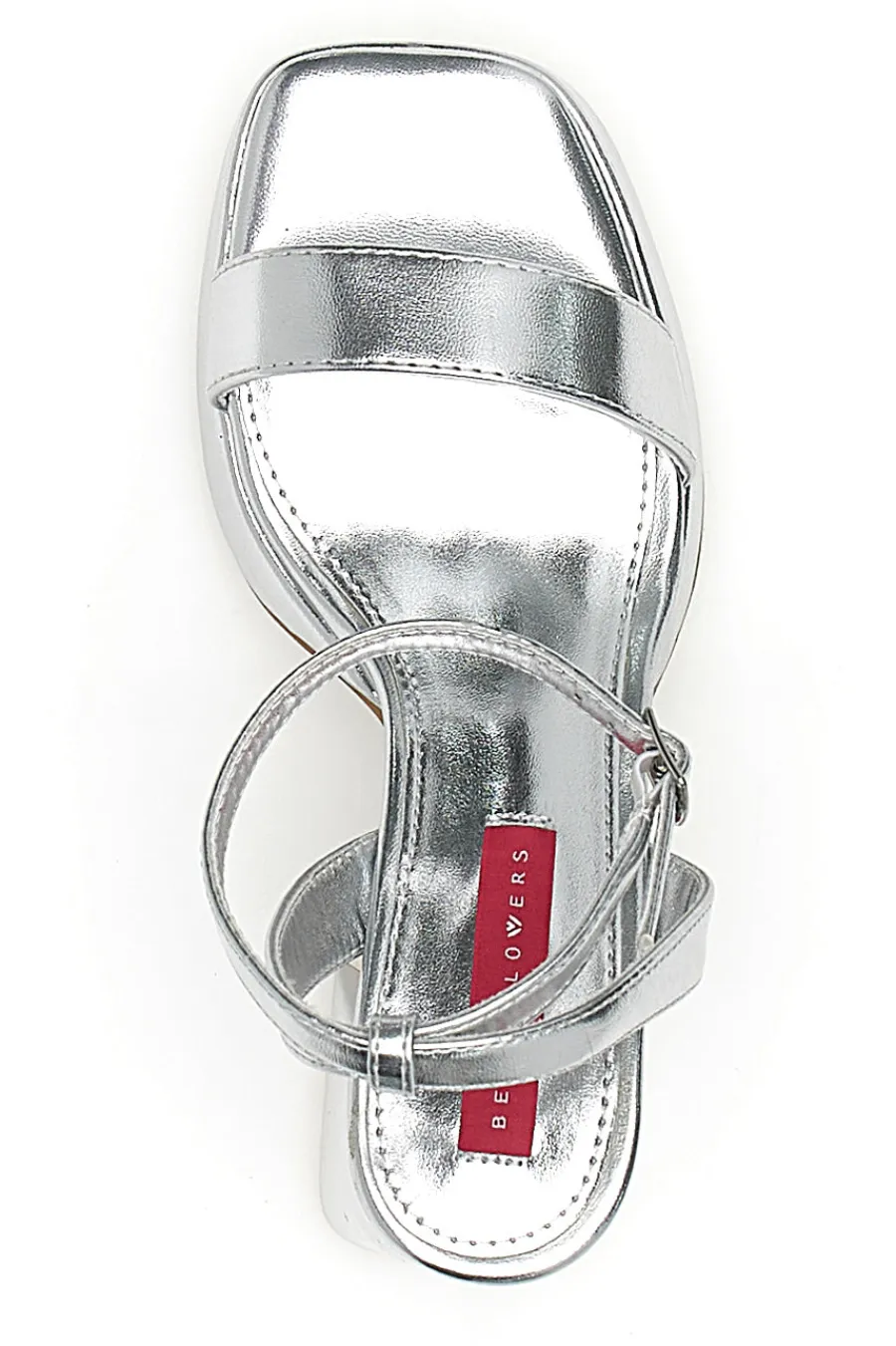 BETTYFLOWERS Sandali con Tacco a Blocco 202 ARGENTO Outlet