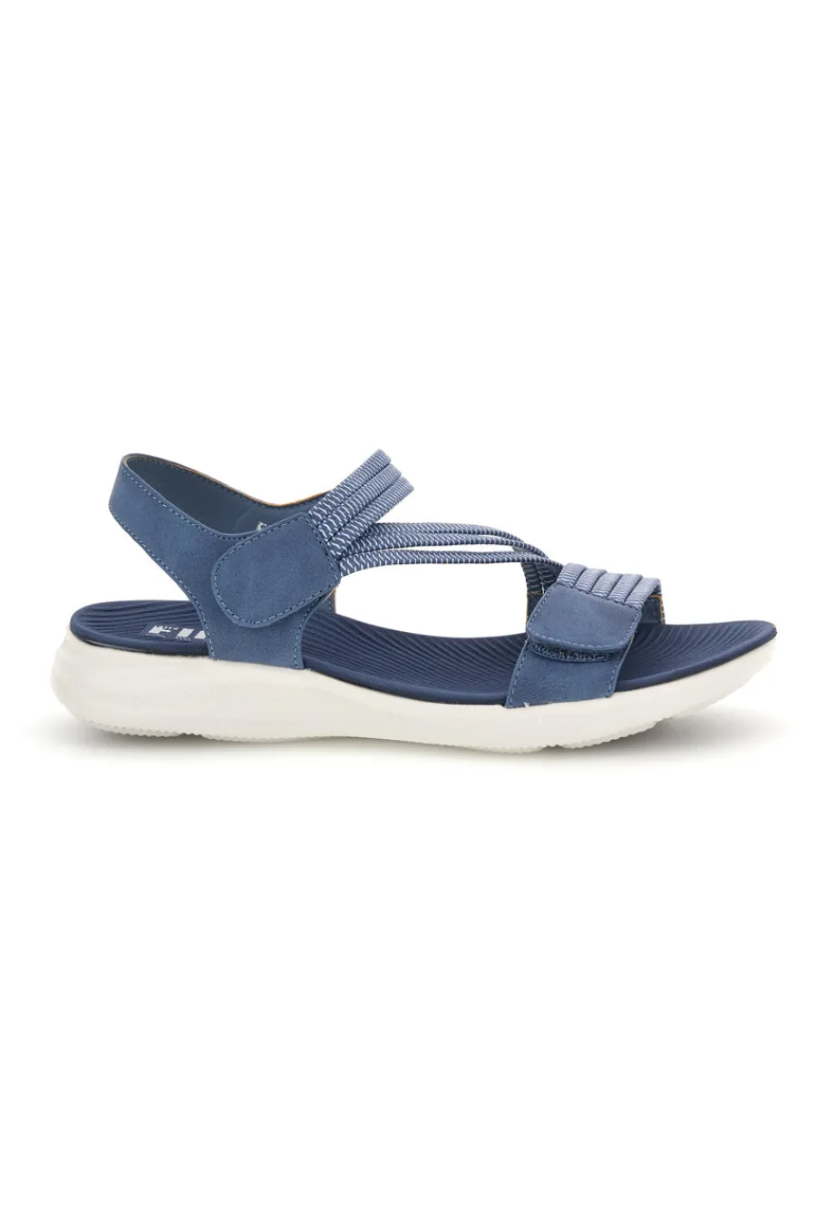 FIRST ACTIVE Sandali Azzurro con fasce elastiche 2 DENIM Best
