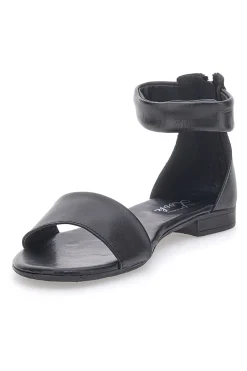 PITTARELLO LOOK Sandali Bassi Neri con Cinturino alla Caviglia 225495