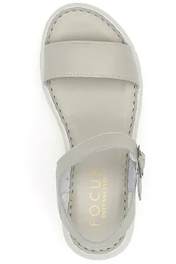 PITTARELLO FOCUS Sandali Beige con Cinturino alla Caviglia 33154 ROCCIA New