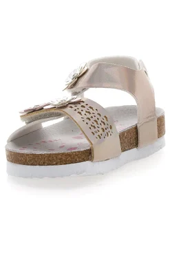PITT KIDS Sandali beige con fiori 14330
