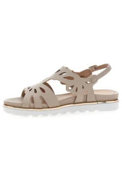 MARIELLA BURANI Sandali Beige con Intagli Decorativi Marcella Burani K110 Outlet