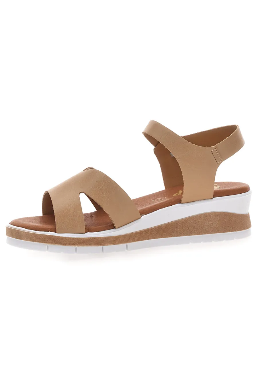 BIO UP Sandali beige con plantare anatomico e cinturino 3 Sale