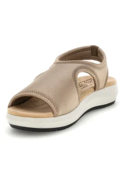 BIO UP Sandali con suola antiscivolo e soletta comfort very soft 01 BEIGE Discount