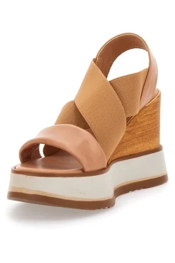 PITTARELLO Sandali Beige Con Zeppa 24953 NATURALE Clearance