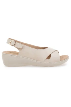 MIO TEMPO Sandali Slingback Con Platform MIN9180 BEIGE Online