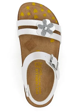 PITTARELLO BIO Sandali Bianchi a Pois 7084