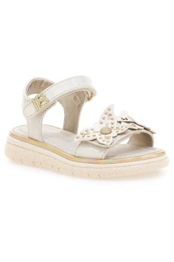 LAURA BIAGIOTTI Sandali bianchi con fiori e strappo 961493