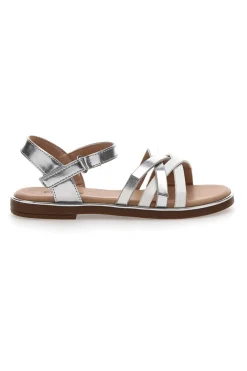 PITT KIDS Sandali Bianchi e Argento Pittarello Kids 392428