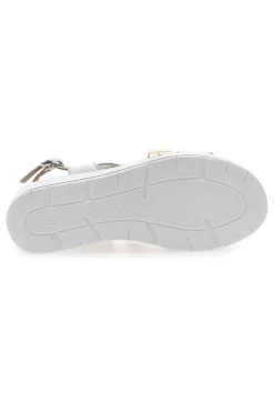 PITTARELLO Sandali Bianchi Vera Pelle 191004 BIANCO/PLATINO Discount