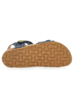 ASSO Sandali Blu con Chiusura in Velcro 641