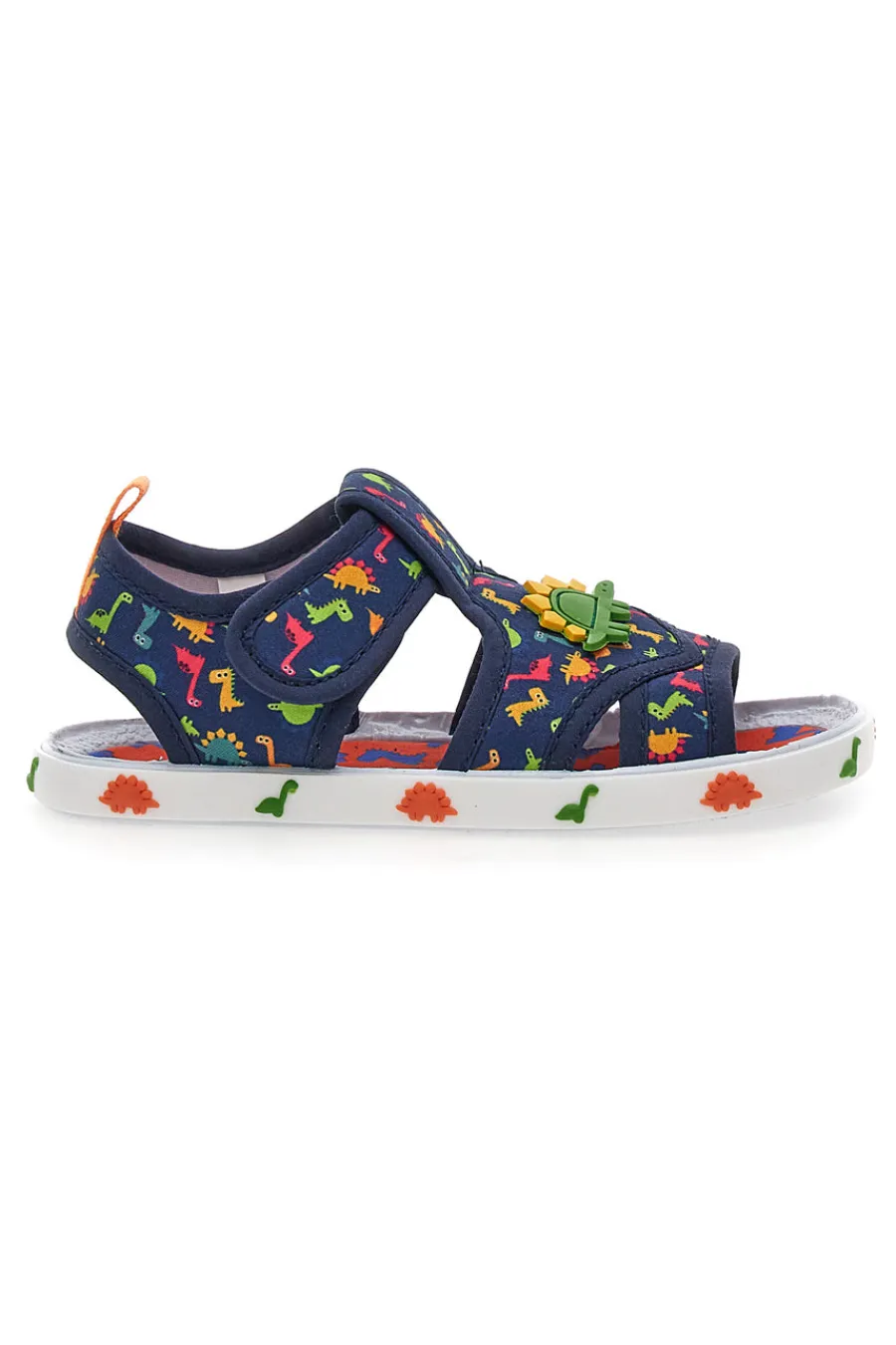 PITT KIDS Sandali blu con dinosauri colorati PK29A