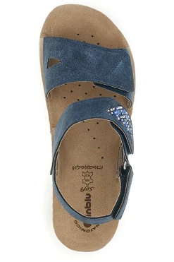 INBLU Sandali blu con plantare anatomico 66 FC BLUE New