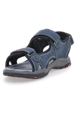 Uomo CANGURO Sandali Blu Con Strappi in Velcro 1002