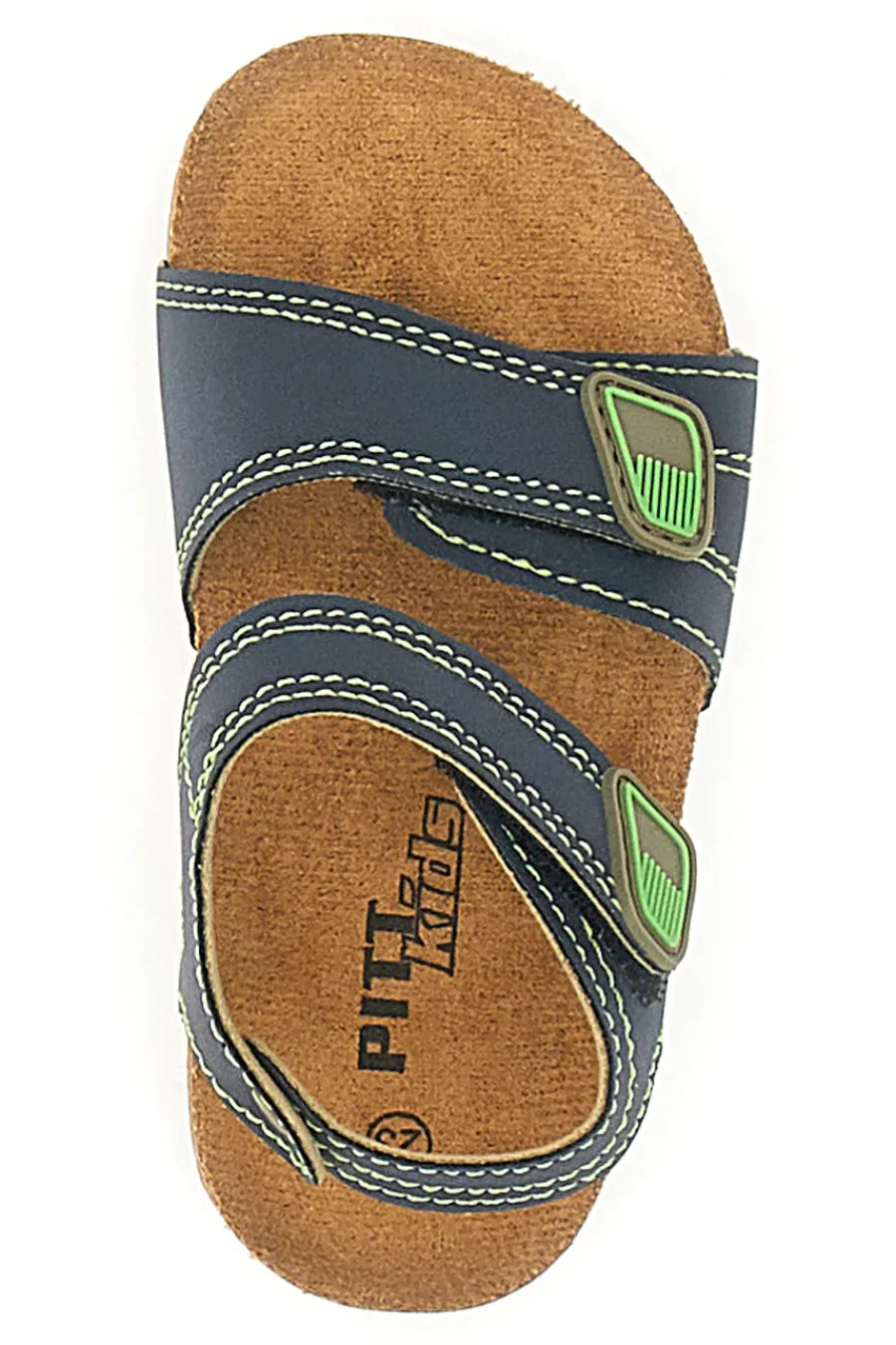 PITT KIDS Sandali Blu Con Strappi In Velcro 144