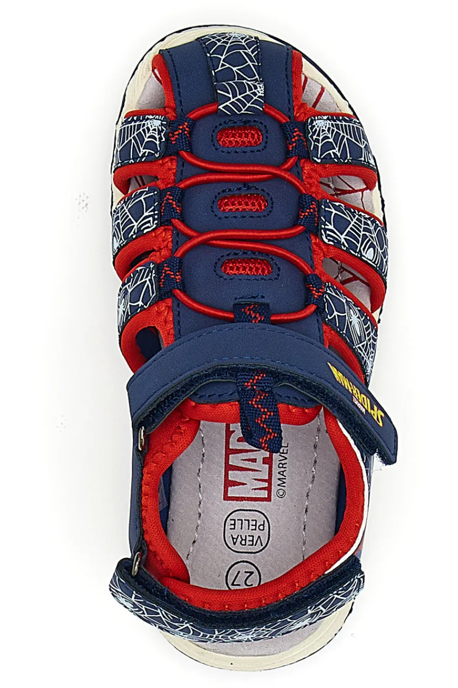 SPIDERMAN Sandali Blu con Strappo in Velcro R1310531