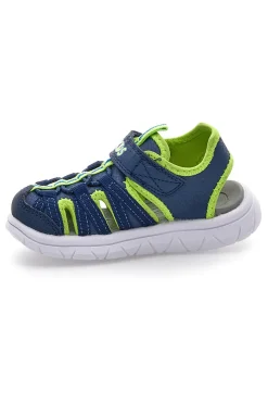 PITT KIDS Sandali blu e verdi con strappo K506