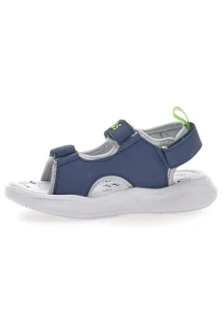 PITT KIDS Sandali blu e verdi con strappi 11261
