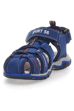 PITT KIDS Sandali blu fisherman con Velcro 14370