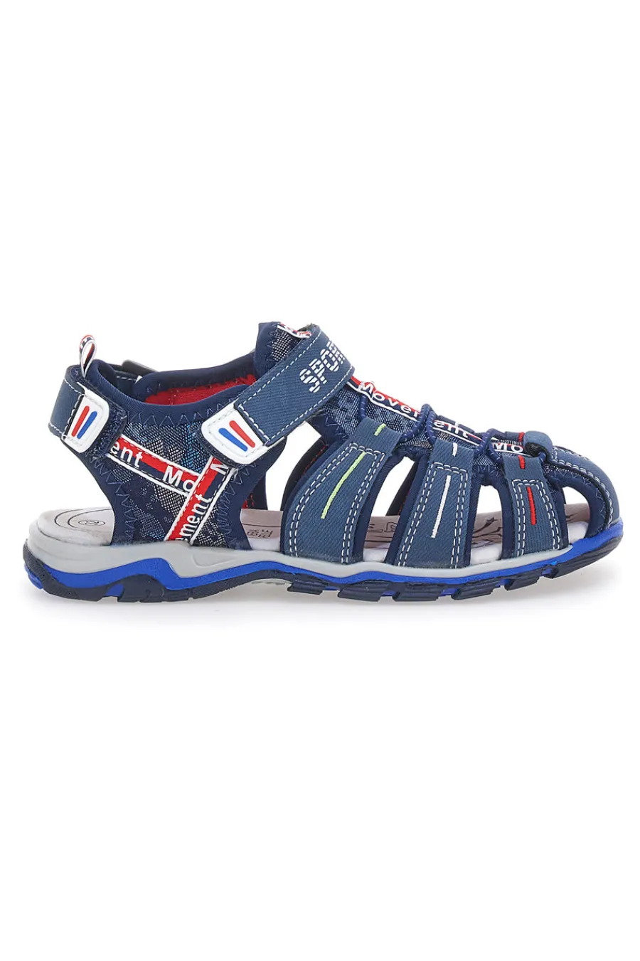 PITT KIDS Sandali blu fisherman con Velcro 14116