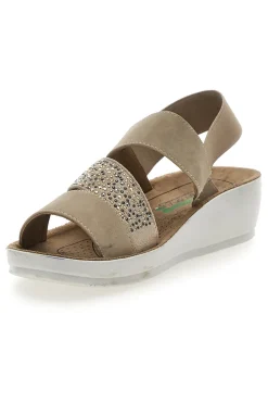 ECO BIO Sandali con Elastico J5324 BEIGE Hot