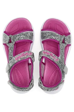 SKECHERS Sandali con Luci Glimmer Kicks Glittery Glam Rosa
