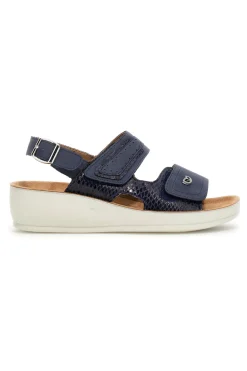 Donna ECO BIO Sandali con Platform 231422 Blu