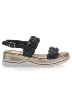 PITTARELLO ELITE Sandali con Platform Nere Vera Pelle 814 NERO Online