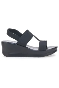MIO TEMPO Sandali con Platform Neri da Donna 2210 Clearance