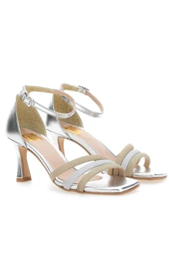 PITTARELLO ELITE Sandali con tacco 756 ARGENTO Clearance