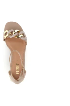 THE FIRST Sandali con Tacco 1905 Nude BEIGE Discount