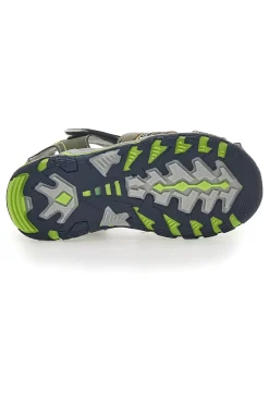 PITT KIDS Sandali con Velcro Verde Oliva 14365