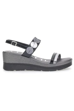 Donna CERUTTI Sandali con Zeppa 21845 Piombo