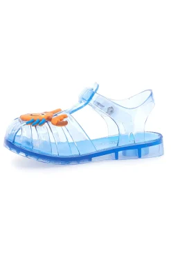 PITT KIDS Sandali da mare blu trasparenti con granchietto 3142667