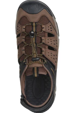 Uomo SKECHERS Sandali Fisherman Marroni Tresman-Menard