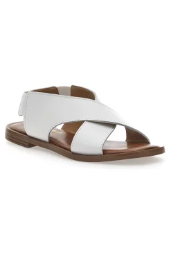 Donna PITTARELLO GLAM Sandali Flat 151 Bianchi
