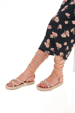 PITTARELLO Sandali in Corda 6479 Panna BEIGE Discount