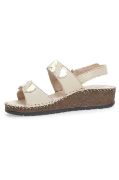 Donna PITTARELLO Sandali in Vera Pelle 42055 Vaniglia