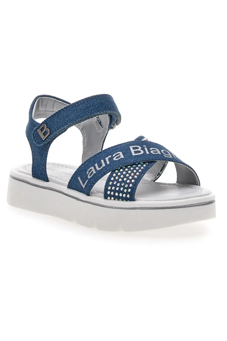 LAURA BIAGIOTTI Sandali Con Strass e Brillantini 9045